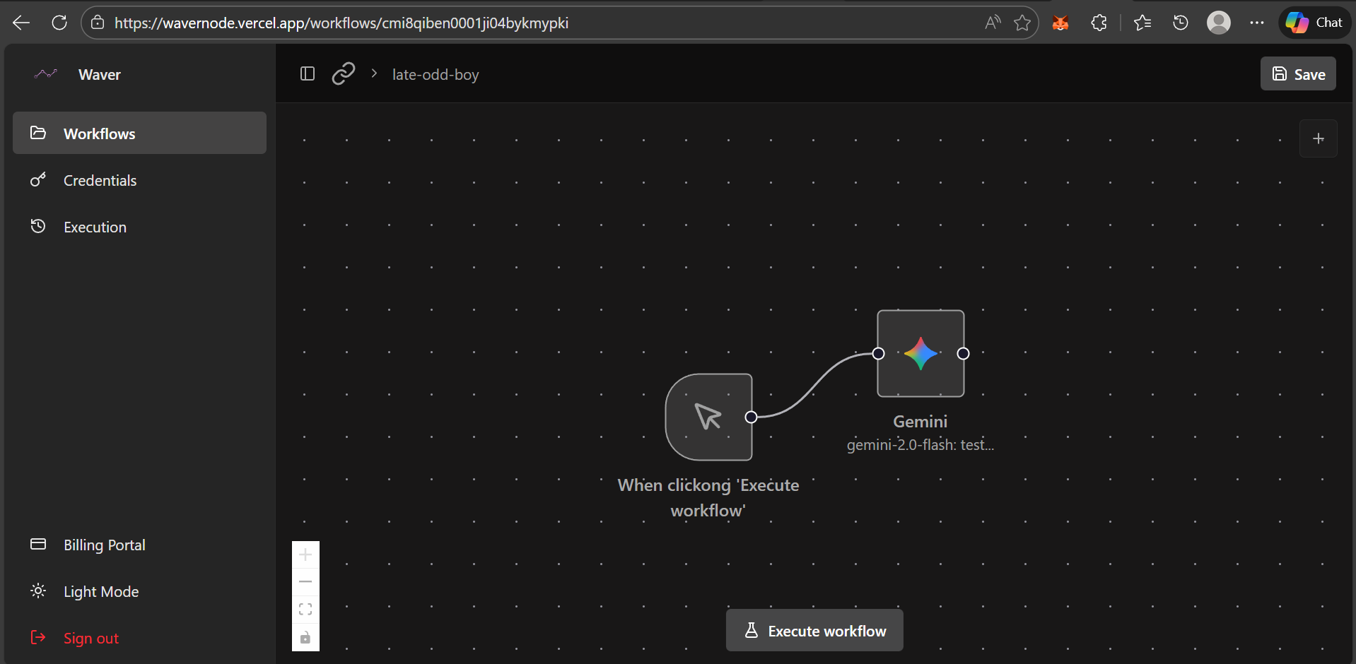 Waver Workflow Automation